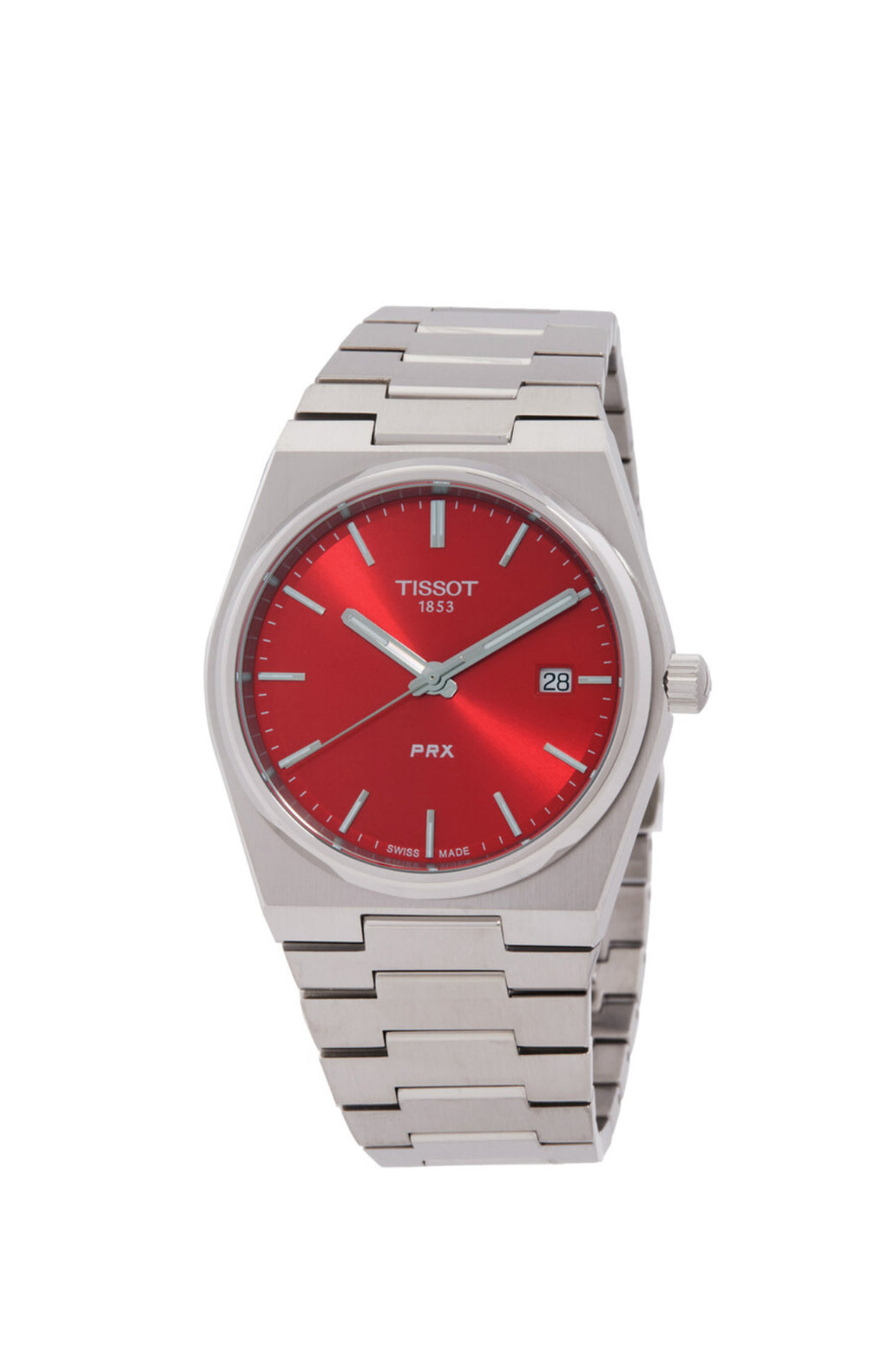Tissot PRX Quartz Red Dial Men's Watch T137.410.11.421.00