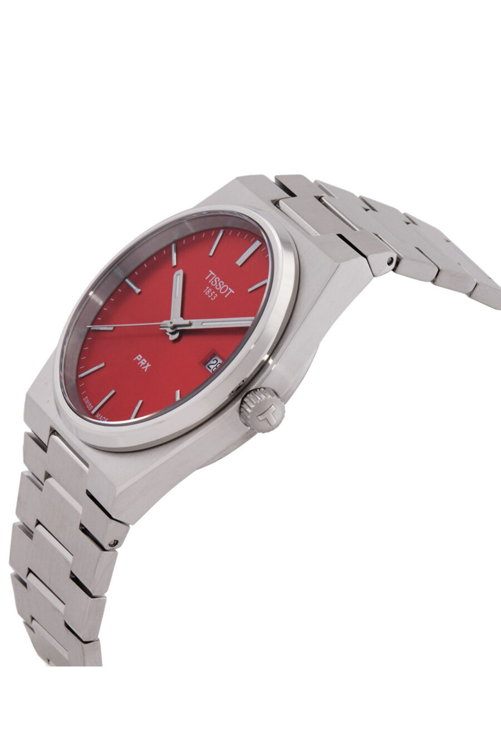 Tissot PRX Quartz Red Dial Men's Watch T137.410.11.421.00